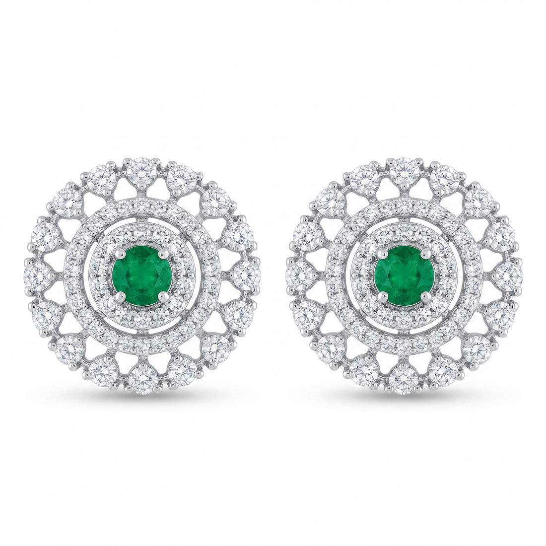Silvme Modern Geometric Drop Earrings, crafted in 925 sterling silver for women, luxury silver design