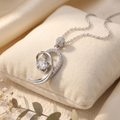 Silvme Nature Pendant Necklace Botanical Gift in 925 silver, a lovely choice as an anniversary gift