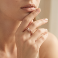 Silvme Chain Link Minimal 925 sterling silver ring for women — close-up detail
