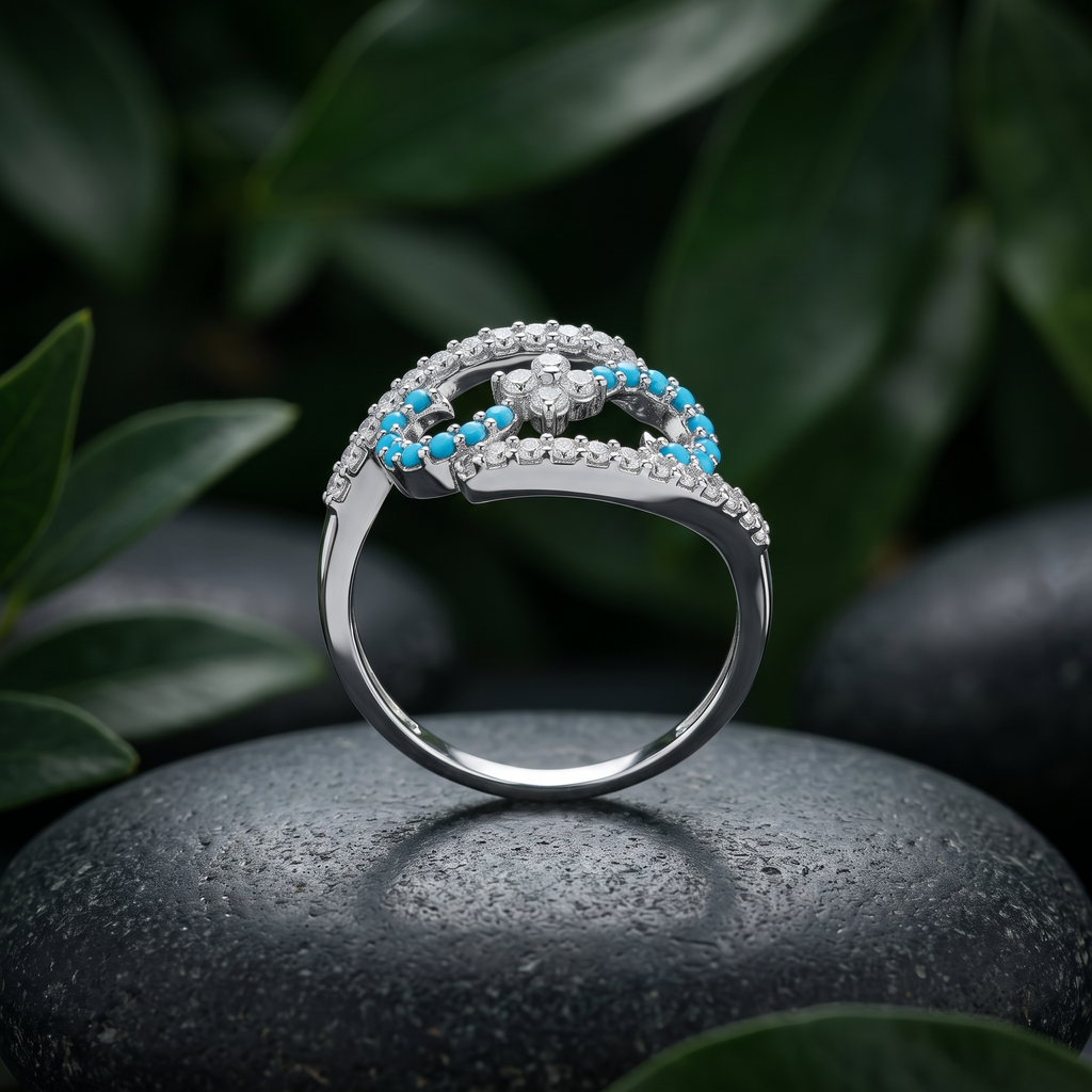 Silvme Knot Design Ring showcasing its knot design design in 925 silver, a gift-worthy silver piece