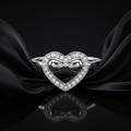 Silvme Gratitude 925 sterling silver ring for women — worn on the finger