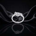 Silvme Chic Office 925 sterling silver ring for women — side profile