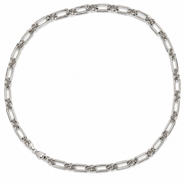 Silvme chain in solid 925 sterling silver, approx. 16.62 g, sterling clasp and findings
