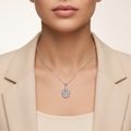 Smooth polished silver surface of the Silvme Pendant Necklace Friendship Gift, premium 925 sterling silver