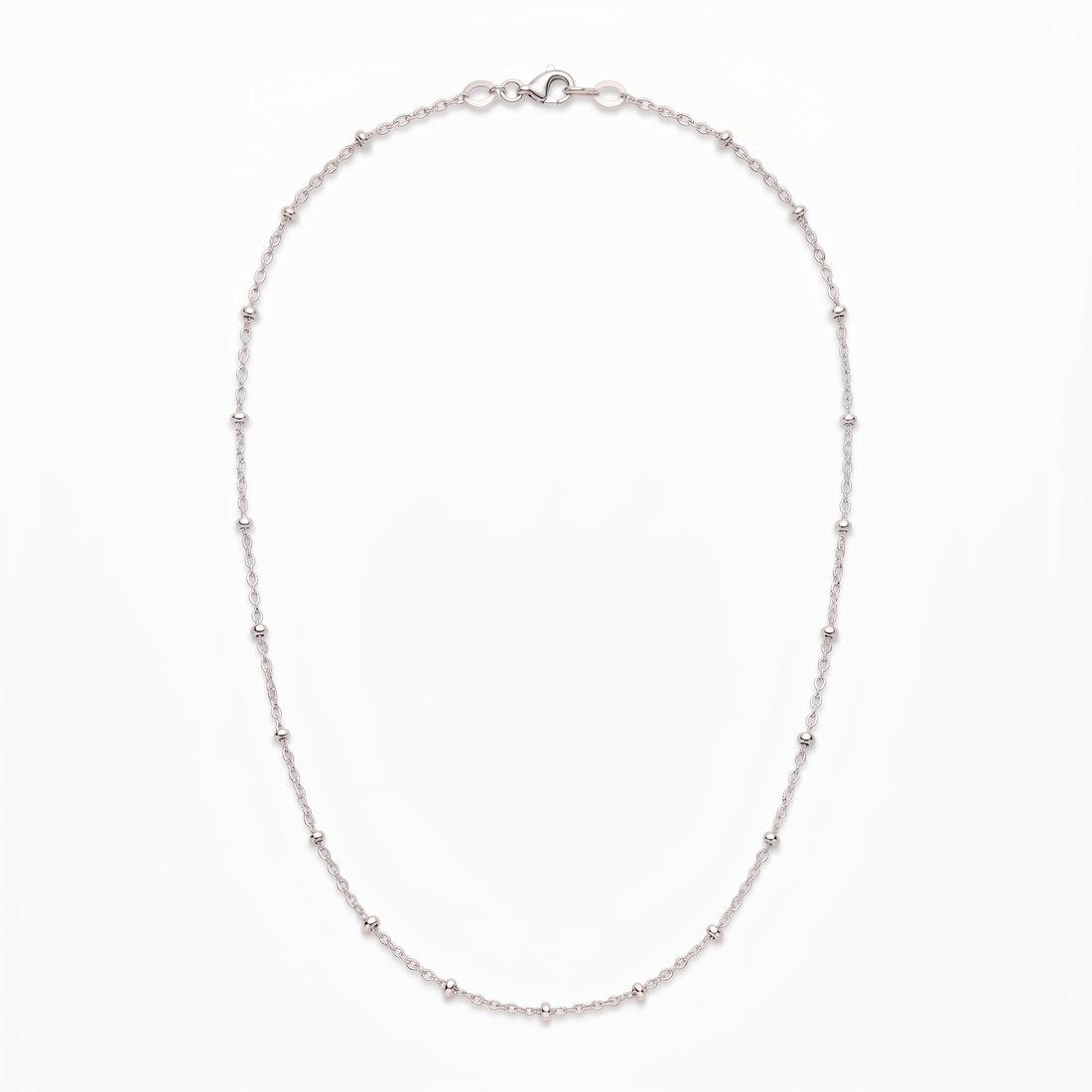 Sterling silver chain by Silvme, 18 inch, made for women and men, close to 4.59 g in weight
