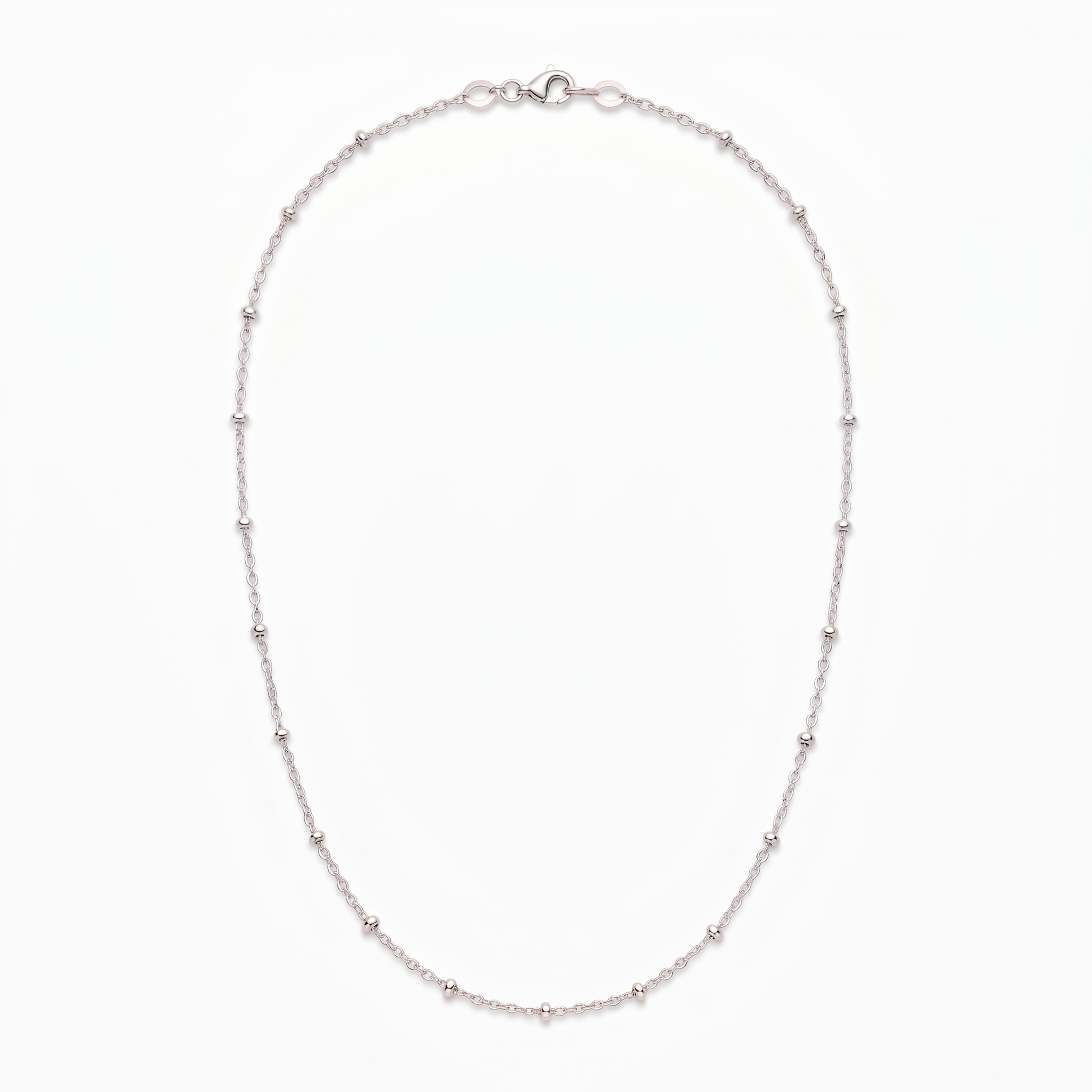 Sterling silver chain by Silvme, 18 inch, made for women and men, close to 4.59 g in weight