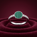 Silvme Slim Minimal 925 sterling silver ring for women — worn on the finger