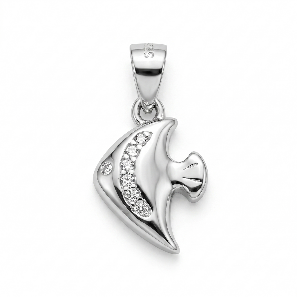 Silvme Journey Pendant Necklace Travel Gift in 925 sterling silver, jewellery for women, minimal modern styling