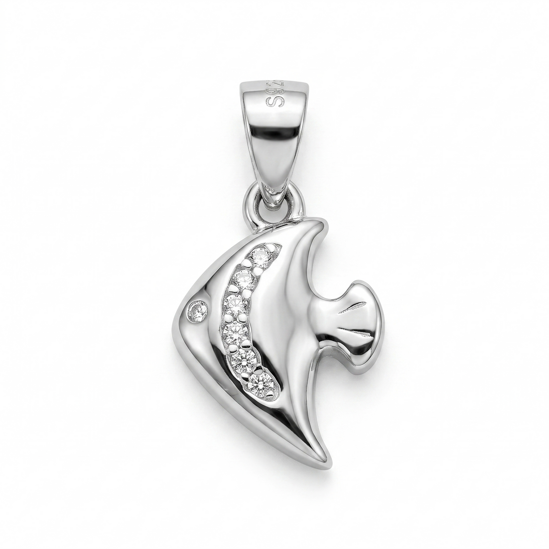 Silvme Journey Pendant Necklace Travel Gift in 925 sterling silver, jewellery for women, minimal modern styling