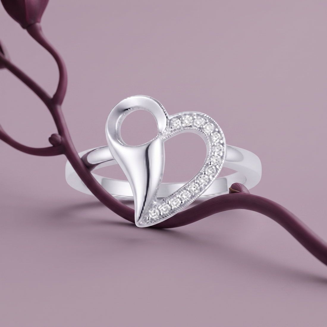 925 sterling silver Ethnic Ring Diwali Gift by Silvme, an elegant accessory for her, ideal for bridal wear