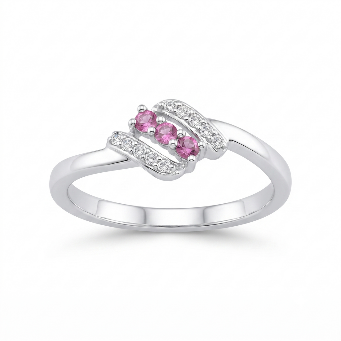 Silvme Dewdrop Bead Cluster Ring, crafted in 925 sterling silver for women, premium silver jewellery