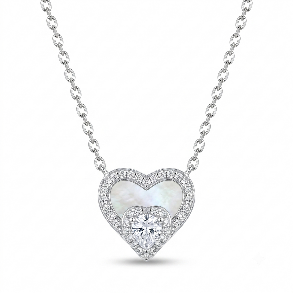 Silvme Silvme 925 Sterling Silver Moon Star Pendant Necklace for Women | CZ Crescent Moon and Star Charm with 18 Inch Chain - Image 6