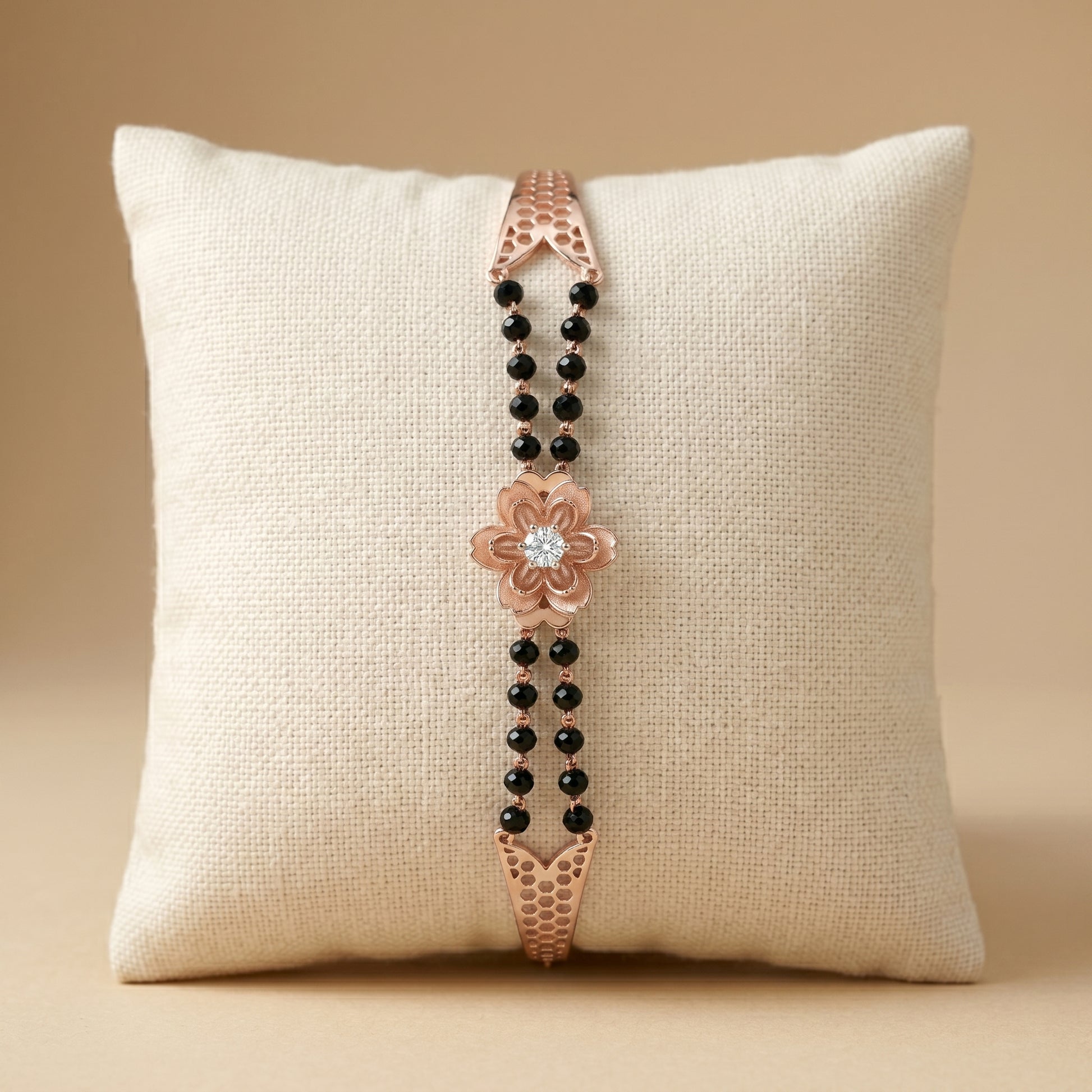 Silvme Rose Gold Plated Bracelet with its softly polished 925 silver surface, a graceful gift for her
