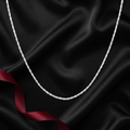 Silvme sterling silver box link chain, 6.06 g, solid silver, not plated, sterling silver throughout