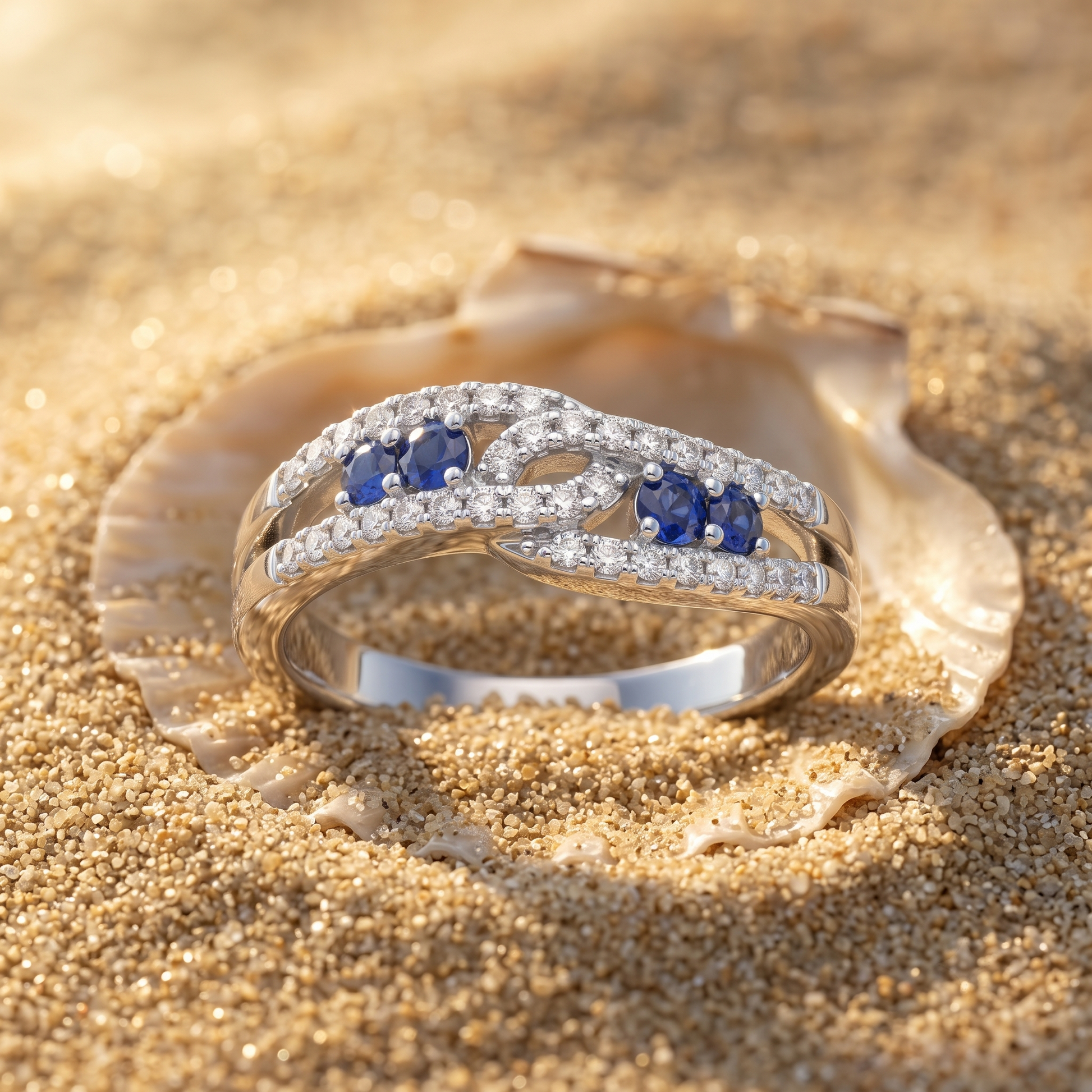 Silvme Butterfly Whimsy 925 sterling silver ring for women — angled view