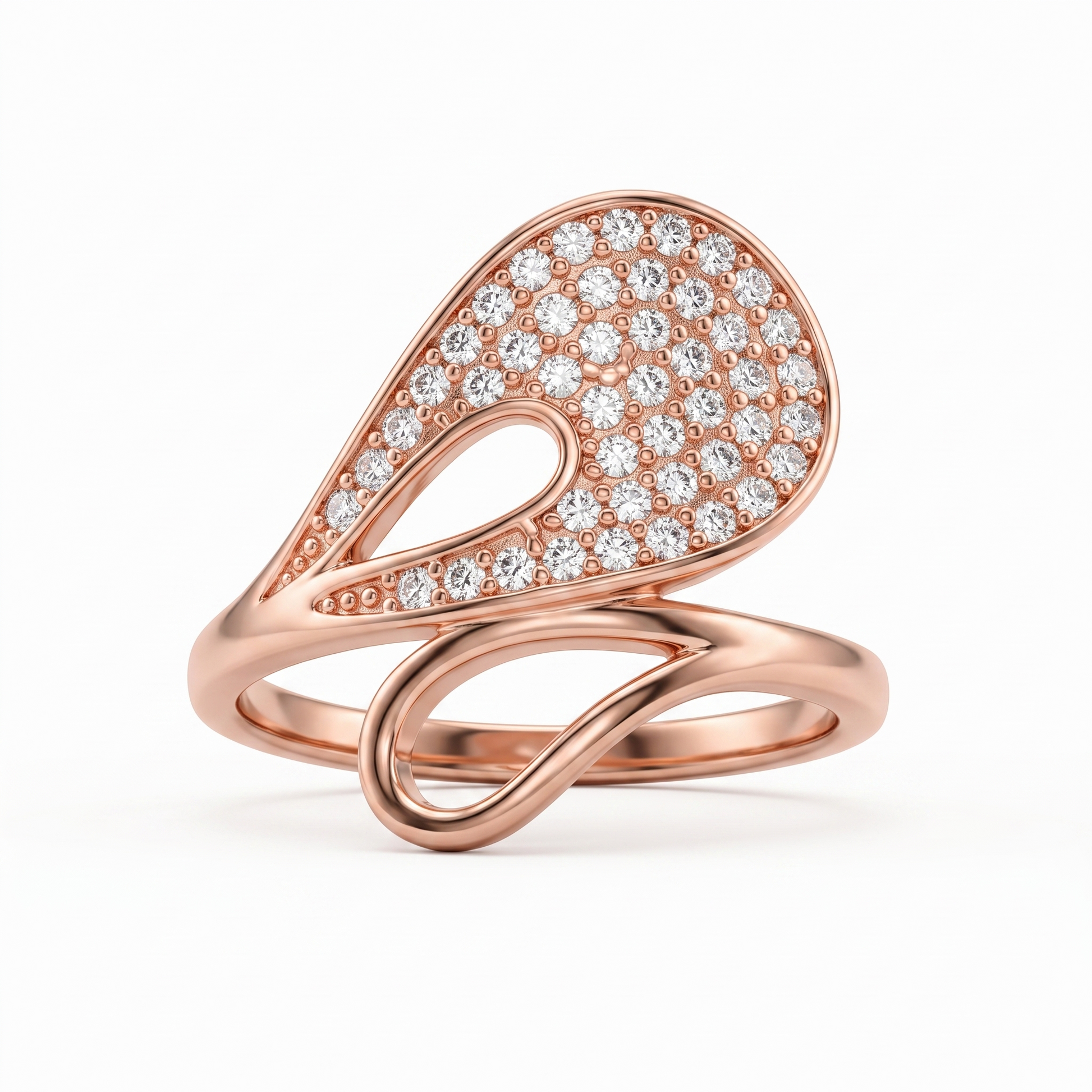 Silvme Minimal 925 sterling silver ring for women — front view on white background