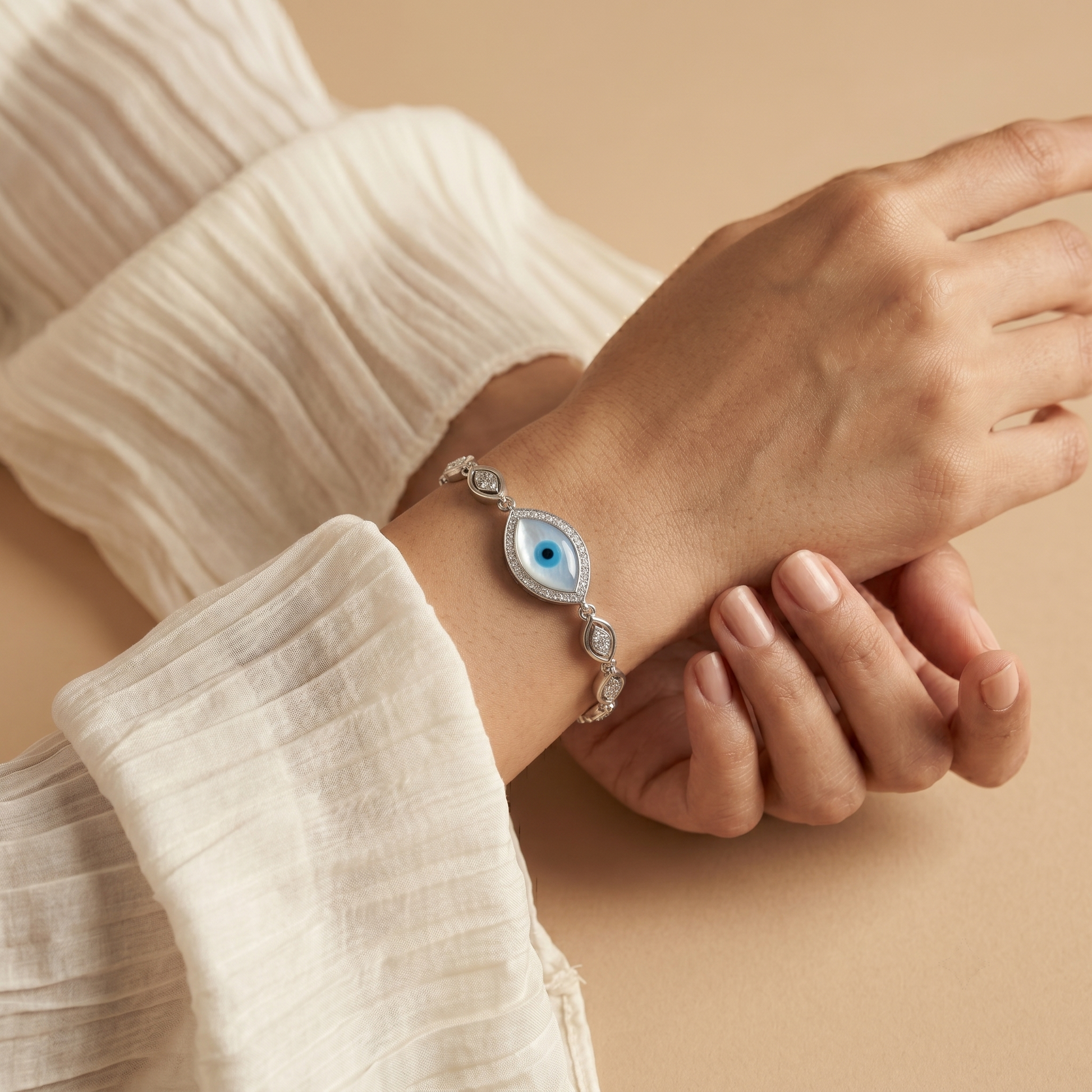Silvme Fantasy CZ Bracelet in 925 silver, a thoughtful jewellery gift for women, refined silver accessory