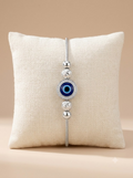 Silvme Evil Eye Bracelet in 925 sterling silver accented with sparkling cubic zirconia, jewellery for women