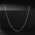 925 silver rhodium-plated chain for women and men from Silvme, around 4.54 g on the scale