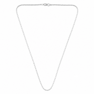 Silvme 925 silver box link neck chain, approx. 6.06 g, solid silver, not plated, sterling silver throughout