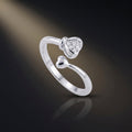 Silvme Anniversary 925 sterling silver ring for women — worn on the finger