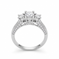 Silvme Textured Band Ring in 925 sterling silver, jewellery for women, refined silver accessory