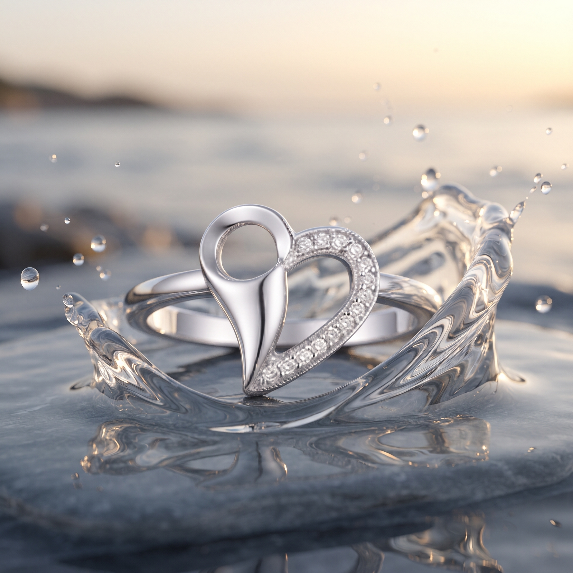 Silvme Ethnic Diwali 925 sterling silver ring for women — side profile