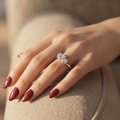 Silvme Birthday 925 sterling silver ring for women — close-up detail