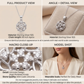 The Silvme Artistic Pendant Necklace Creative Gift, a timeless 925 sterling silver piece for women