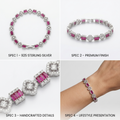 Silvme Cross Charm Bracelet featuring 925 sterling silver 925 purity, 925 silver jewellery, ideal as an anniversary gift
