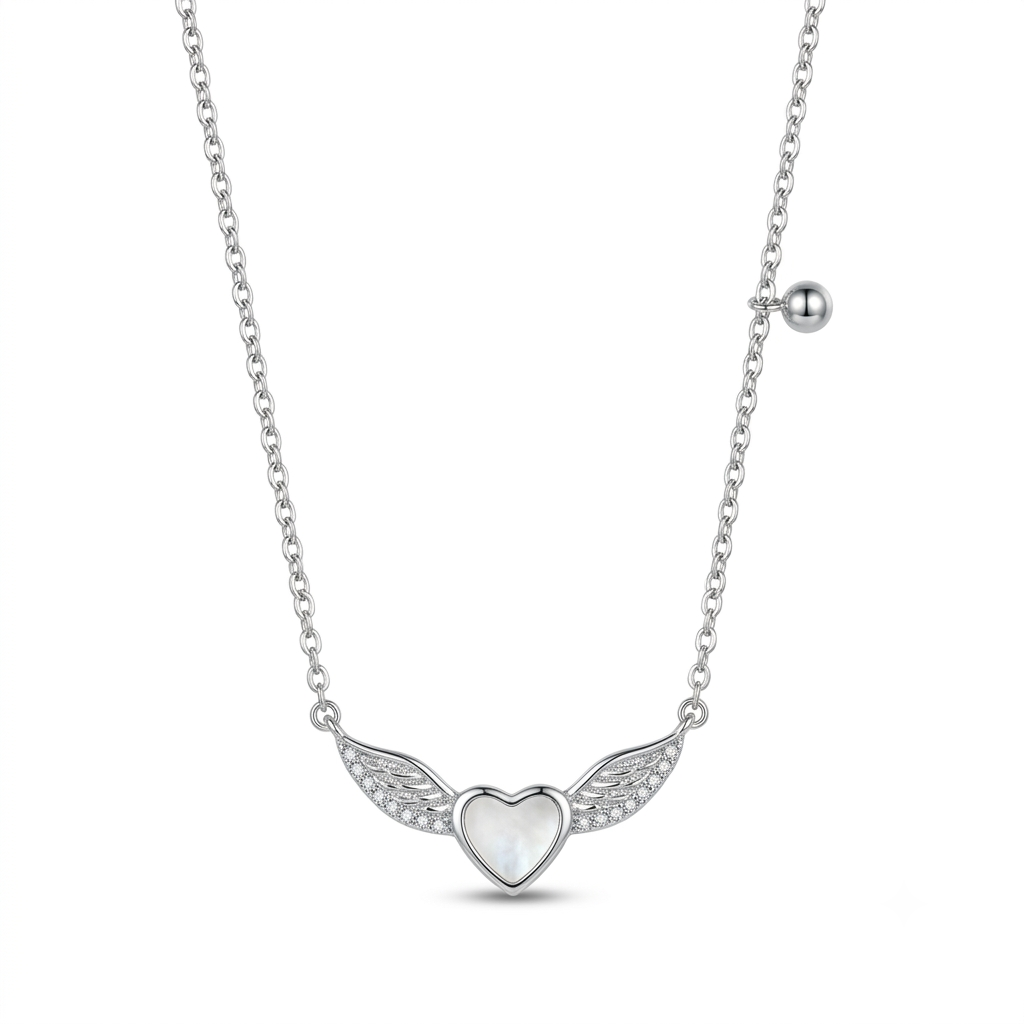 Silvme Evil Eye Pendant Necklace accented with sparkling cubic zirconia, crafted in 925 sterling silver for women