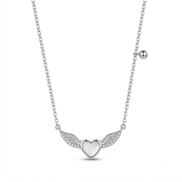 Silvme Evil Eye Pendant Necklace accented with sparkling cubic zirconia, crafted in 925 sterling silver for women
