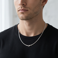 925 sterling silver chain by Silvme, weighing about 7.17 g, clasp included, sterling silver throughout