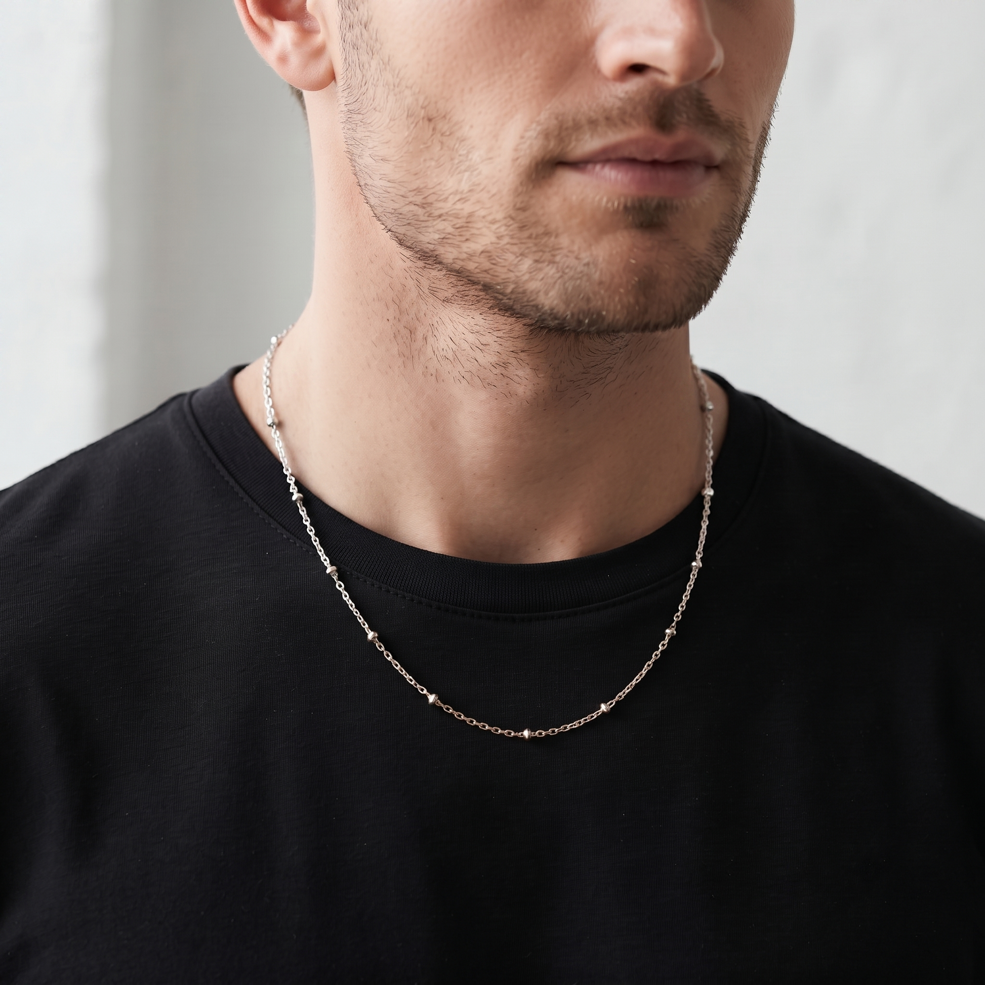 925 silver chain for women and men from Silvme, 18 inch, around 4.59 g on the scale