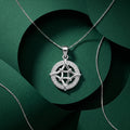 Silvme Infinity Pendant Necklace Couple Love Gift in 925 sterling silver, a fine pick as a birthday gift