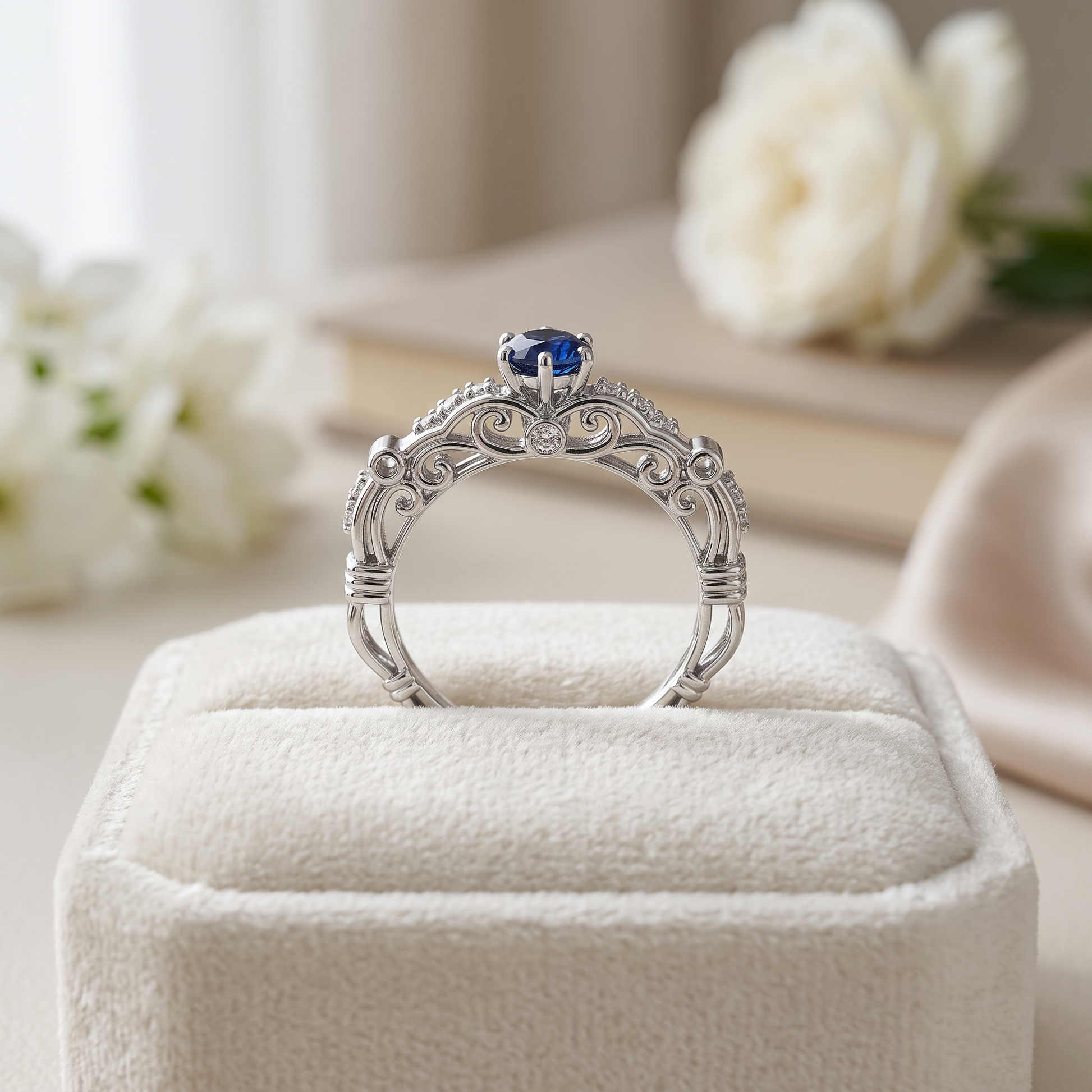 Silvme Open 925 sterling silver ring for women — close-up detail