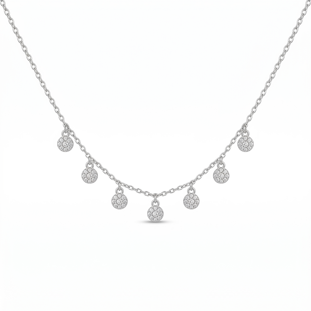Silvme Silvme 925 Sterling Silver Teardrop CZ Pendant Necklace for Women | AAA Pear-Drop Stone Pendant with 18 Inch Chain - Image 4