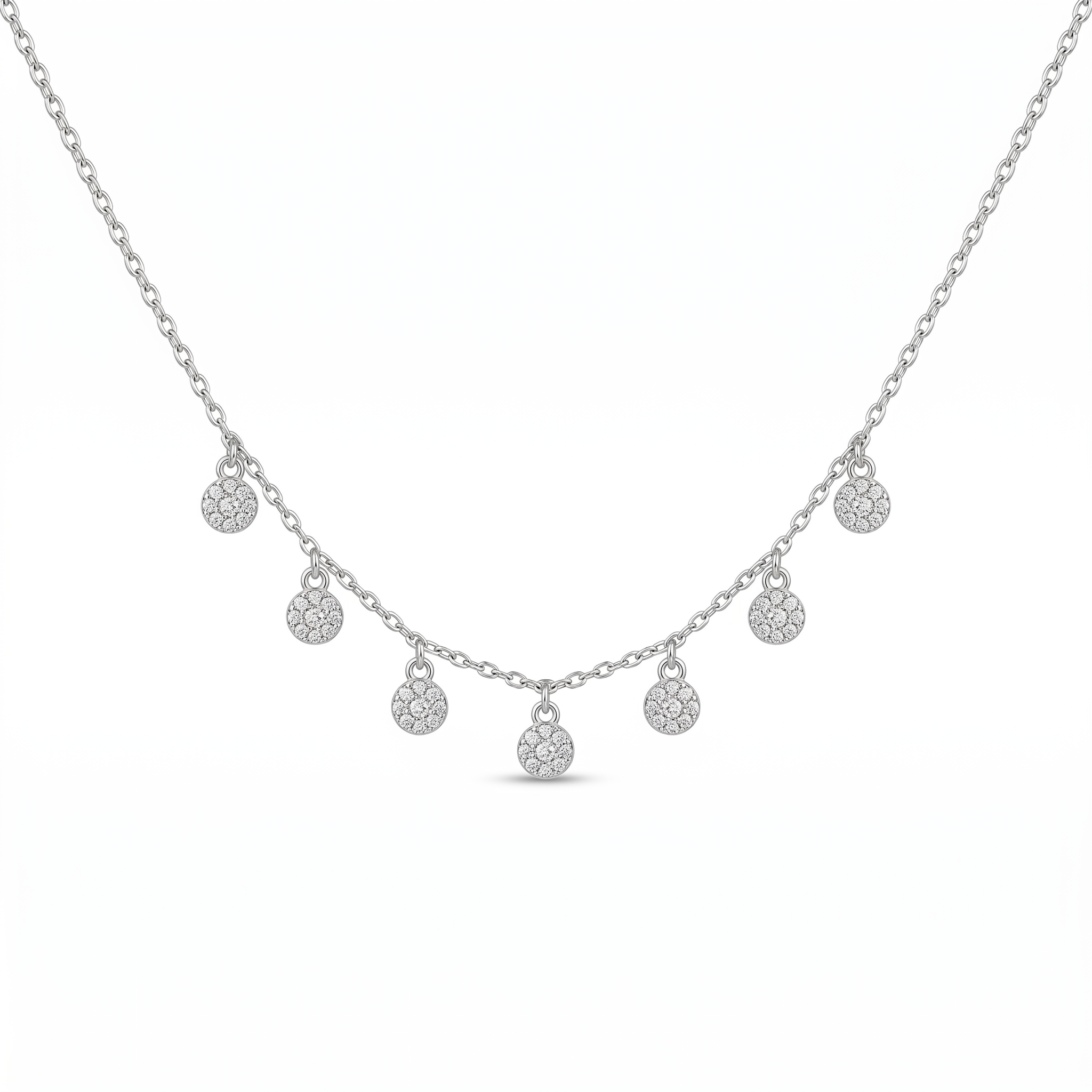 Silvme Silvme 925 Sterling Silver Teardrop CZ Pendant Necklace for Women | AAA Pear-Drop Stone Pendant with 18 Inch Chain - Image 4