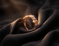 Silvme Vintage Style 925 sterling silver ring for women — side profile