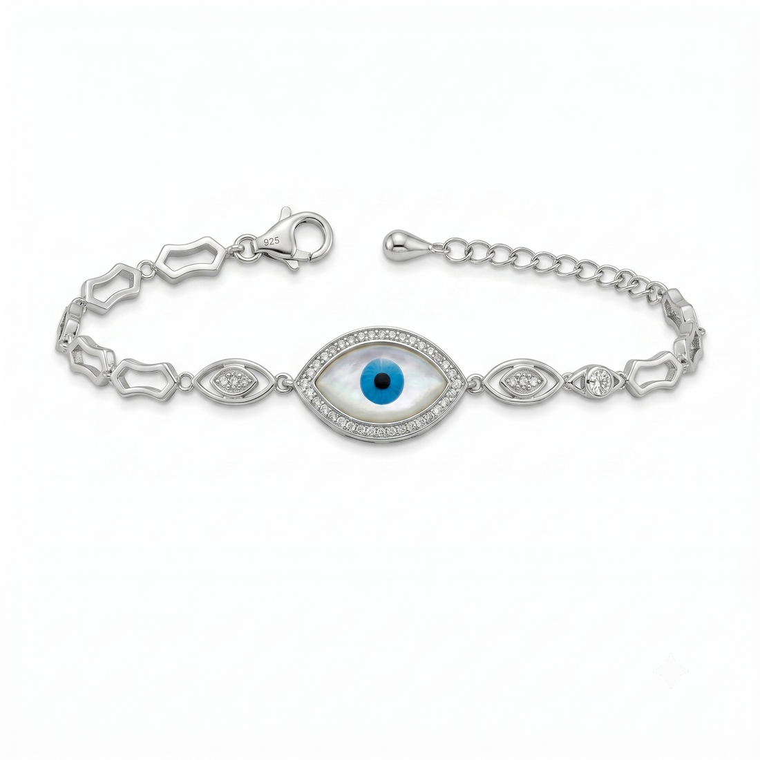 Silvme Fantasy CZ Bracelet with cubic zirconia, crafted in 925 sterling silver for women, premium silver jewellery