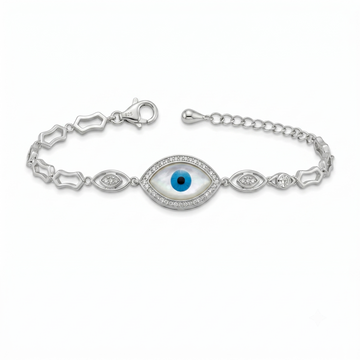 Silvme Fantasy CZ Bracelet with cubic zirconia, crafted in 925 sterling silver for women, premium silver jewellery