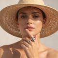 Silvme petite turtle sterling silver ring for women, comfortable enough for daily wear