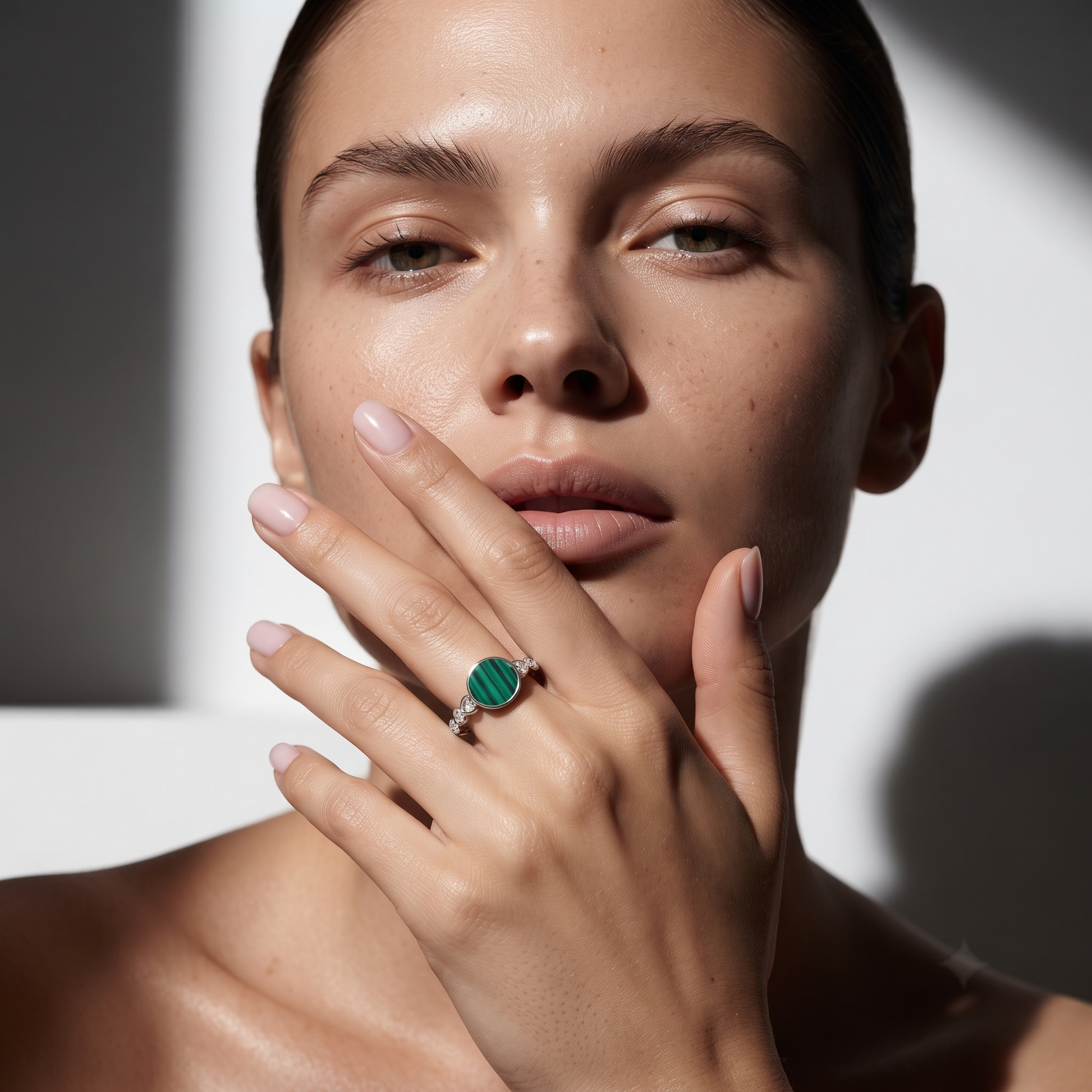 Silvme Slim Minimal 925 sterling silver ring for women — close-up detail