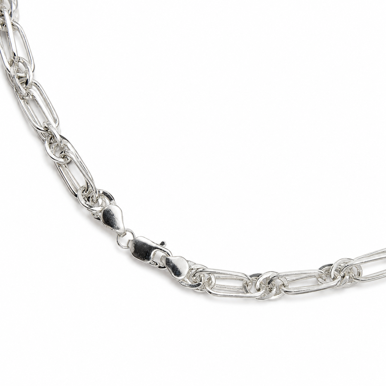 Silvme 925 silver neck chain, approx. 16.62 g, solid silver, not plated, sterling silver throughout