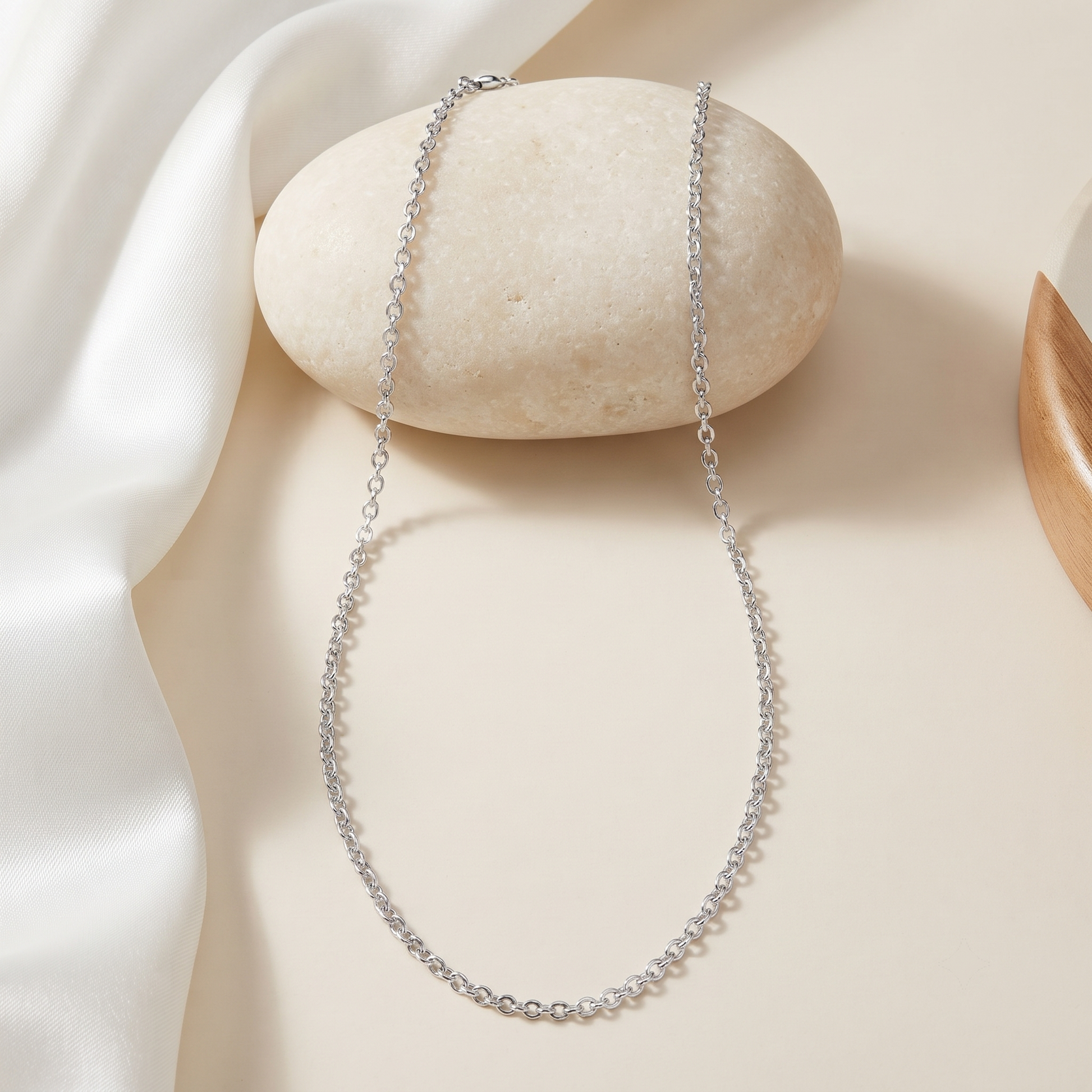 925 silver chain for women and men from Silvme, around 3.28 g on the scale, sterling silver throughout