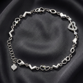 Silvme Heart Bracelet in 925 sterling silver, jewellery for women, refined silver accessory