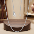 Silvme 925 sterling silver box link chain for women and men, approx. 4.68 g, sterling silver throughout