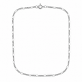 Sterling silver rhodium-plated chain by Silvme, made for women and men, close to 2.17 g in weight