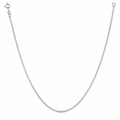 Silvme rhodium-plated chain in solid 925 sterling silver, approx. 4.54 g, sterling clasp and findings