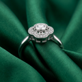 Silvme Braided 925 sterling silver ring for women — close-up detail